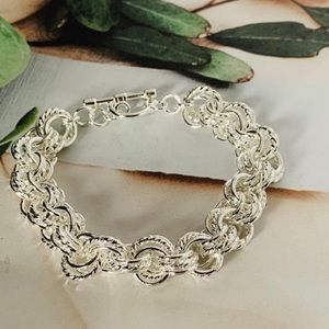 Sterling Chain Maille Bracelet